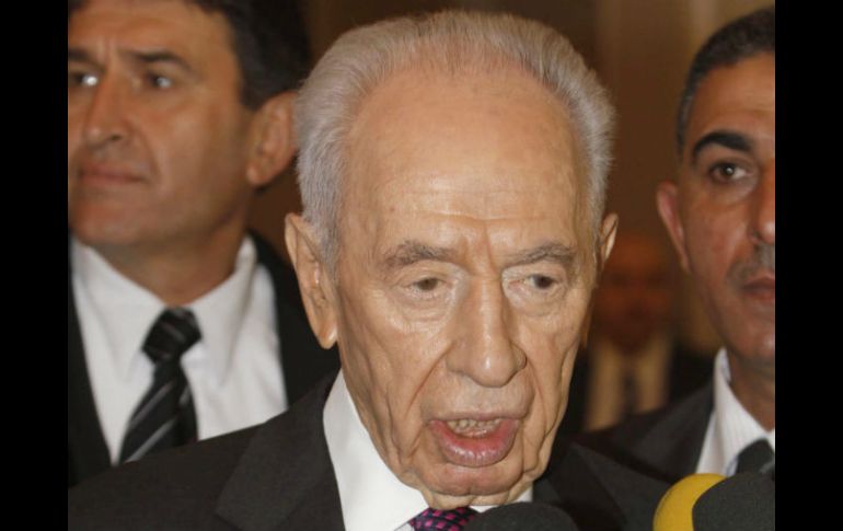 Shimon Peres, presidente israelí, ha sido un ferviente partidario de la paz con Palestina. EFE /