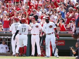 Los Rojos de Cincinnati logran derrotar a los Indios de Cleveland con con pizarra de 4x2. AFP /