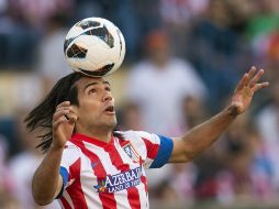 Radamel Falcao podrá estar presente en el duelo del sábado ante Zaragoza. AFP /