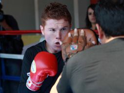 Saúl 'Canelo' Álvarez buscó la pelea con Mayweather y ahora la tiene para el 14 de septiembre. MEXSPORT /