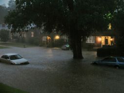 Las tormentas provocaron fuertes inundaciones en localidades de Oklahoma. AP /