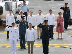 Gobernadores del país felicitan a la Marina de México al celebrar hoy su 71 aniversario. NTX /