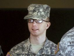 Bradley Manning a la salida del tribunal. EFE /