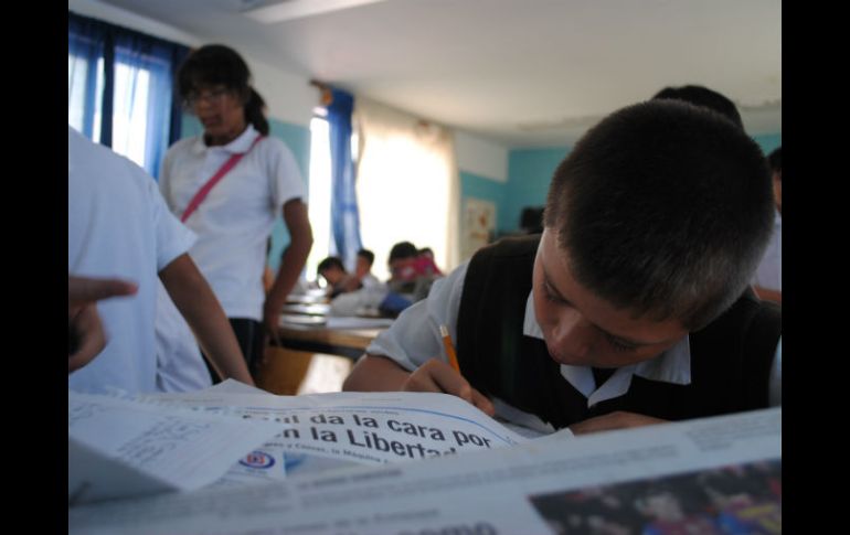 Los chicos lidian con la realidad y proponen a través de lo que escriben.  /