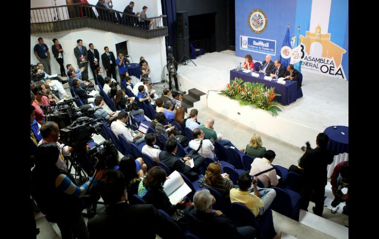 La asamblea de Antigua es ''histórica'' porque inicia un debate sobre las drogas que antes no se podía realizar, dijo Insulza. AP /