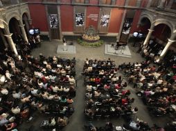 Durante la ceremonia también se presentó el Cuarteto de la Orquesta Filarmónica de la Ciudad de México. NTX /