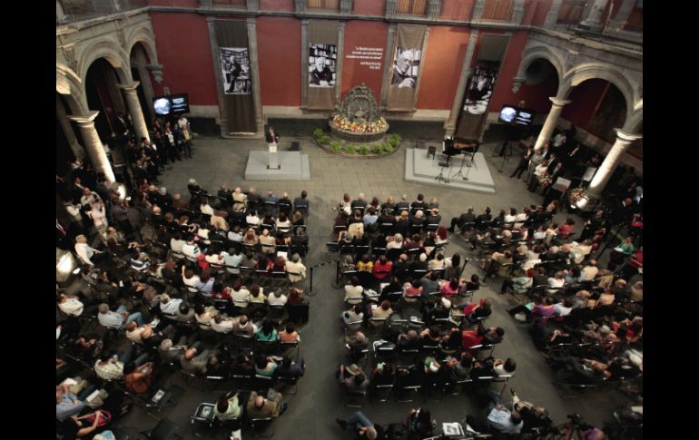 Durante la ceremonia también se presentó el Cuarteto de la Orquesta Filarmónica de la Ciudad de México. NTX /