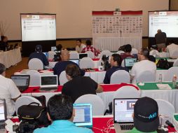 La sala de prensa ha reportado pocas transferencias en el hotel sede. MEXSPORT /