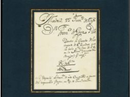 El manuscrito revela que Francisco de Goya recibió un pago de ''seis mil reales'' por una serie de media docena de óleos. ARCHIVO /