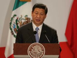 Por la tarde, Xi Jinping fue recibido por autoridades de la Ciudad de México, donde se le otorgó la llave de la ciudad. NTX /