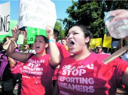 Durante 2011 (foto) y 2012 grupos promigrantes exigieron al Gobierno cesar las deportaciones de estudiantes indocumentados. AP /