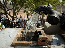 El centro recibía el 40% del agua potable requerida para abastecer a su población.  /