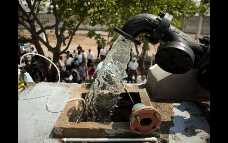 El centro recibía el 40% del agua potable requerida para abastecer a su población.  /