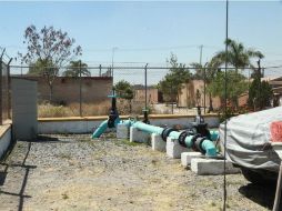 Pozos de agua en La Jauja, con los que se abastece al penal. El desabasto ya comenzaba a generar problemas entre los internos. ARCHIVO /