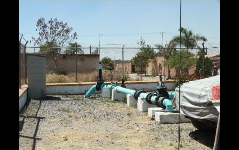 Pozos de agua en La Jauja, con los que se abastece al penal. El desabasto ya comenzaba a generar problemas entre los internos. ARCHIVO /