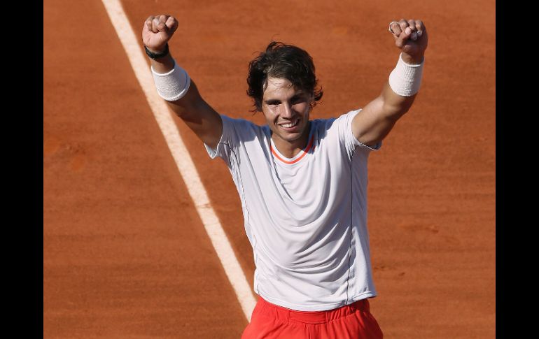 Rafael Nadal asegura que ha entrenado a conciencia, ante su último partido de Roland Garros. AFP /