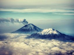 El volcán Popocatépetl registró en las últimas 24 horas cuatro sismos volcanotectónicos de magnitudes que fluctuaron entre 1.2 y 1.8. ARCHIVO /