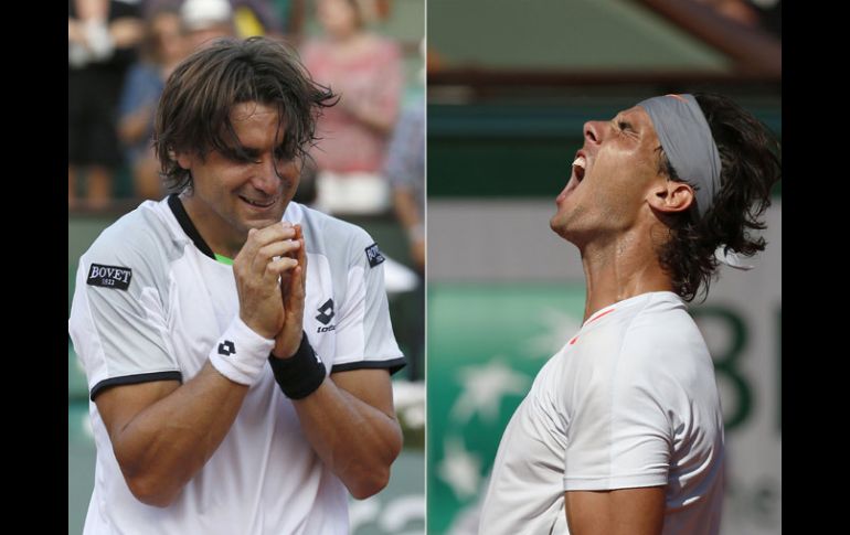 Ferrer y Nadal definirán mañana al campeón del Abierto francés. AFP /