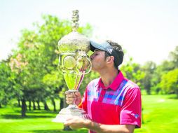 Mario Clemens fue el mejor en el Guadalajara Country Club, y logró como premio adicional su pase automático al US Amateur. EL INFORMADOR /