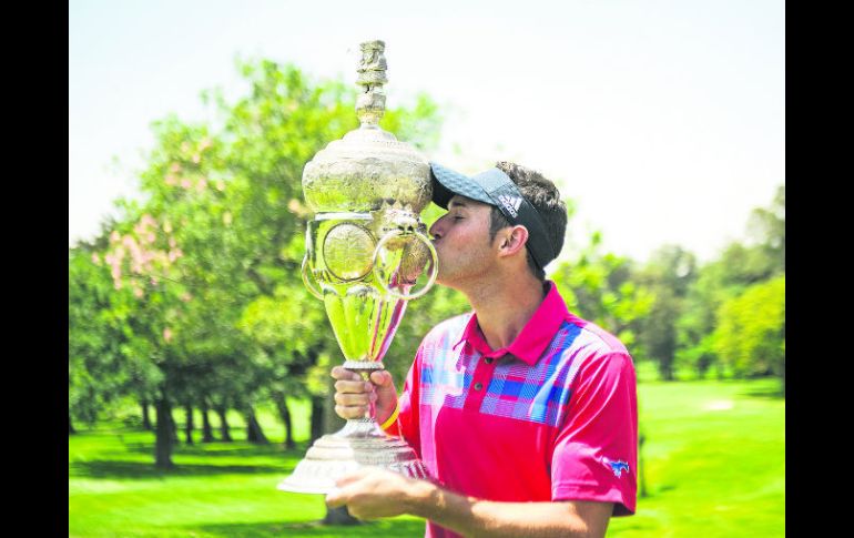 Mario Clemens fue el mejor en el Guadalajara Country Club, y logró como premio adicional su pase automático al US Amateur. EL INFORMADOR /