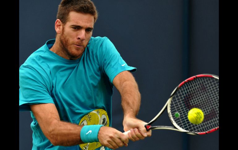 Del potro se coloca entre los favoritos del torneo. AFP /