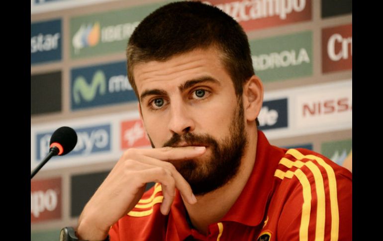 Gerard Piqué afirma que Sergio Ramos y él se entienden muy bien. EFE /