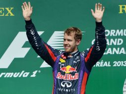 Sebastian Vettel continúa mejorando y se hace más fuerte, según Christian Horner. ARCHIVO /