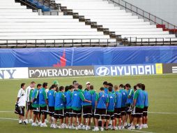 Los integrantes de la Selección Sub-20 de México se preparan hacia la Copa del Mundo de Turquía. ARCHIVO /