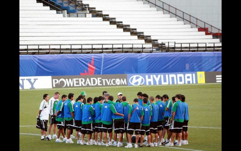 Los integrantes de la Selección Sub-20 de México se preparan hacia la Copa del Mundo de Turquía. ARCHIVO /