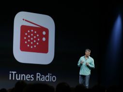 Apple da a conocer iTunes Radio en su conferencia anual de desarrolladores en San Francisco, California. AP /