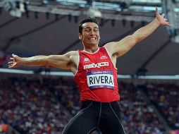 Rivera participa en los Juegos Olímpicos de Londres 2012 y ahí obtiene su mejor registro. MEXSPORT /