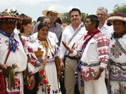 Sandoval Díaz reconoció la perseverancia de los indígenas wirraritari en las defensa de sus tierras y símbolos propios.  /