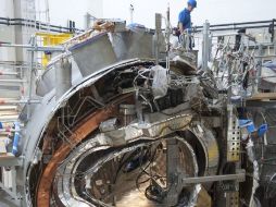 Foto del reactor de investigación Wendelstein 7-X del insituto Max Planck de Greifswald (Alemania). EFE /