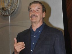 Vicente Fox asegura que las reacciones ante el simposio de la mariguana son ampliamente positivas. ARCHIVO /