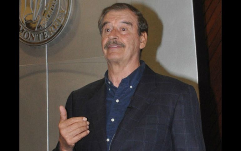 Vicente Fox asegura que las reacciones ante el simposio de la mariguana son ampliamente positivas. ARCHIVO /