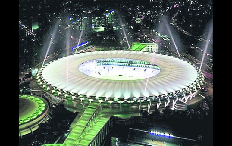 Estadio Maracaná. El mítico recinto del futbol brasileño será el lugar del debut mexicano en la copa.  /