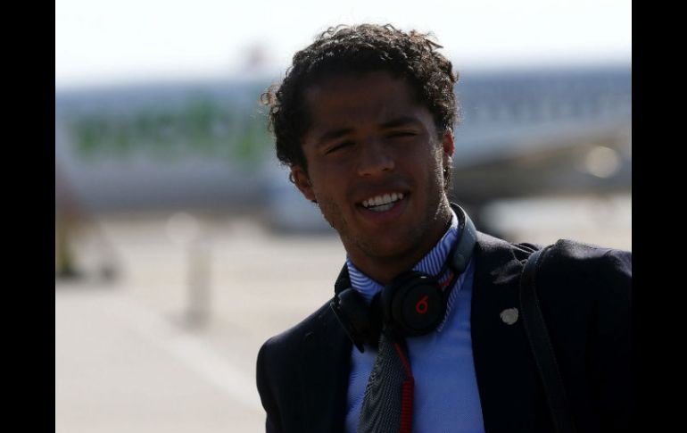 Giovani dos Santos expresa que desea dar su máximo esfuerzo en su próximo encuentro. EFE /