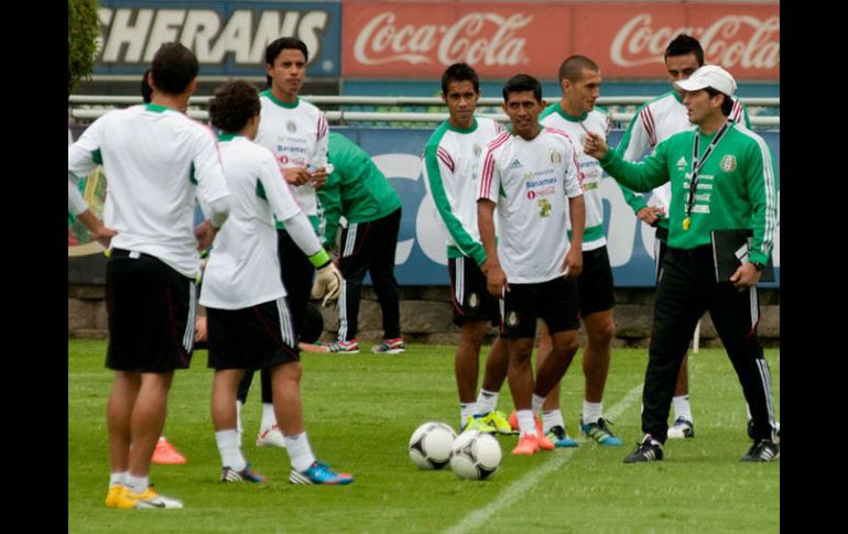 El Tricolor se prepará para su enfrentamiento contra la ''azurra'' el día de mañana. ARCHIVO /