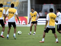 El equipo mexicano cerró su preparación en la cancha del Maracaná. AFP /