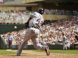 Torii Hunter llega a los 300 cuadrangulares de por vida. AP /