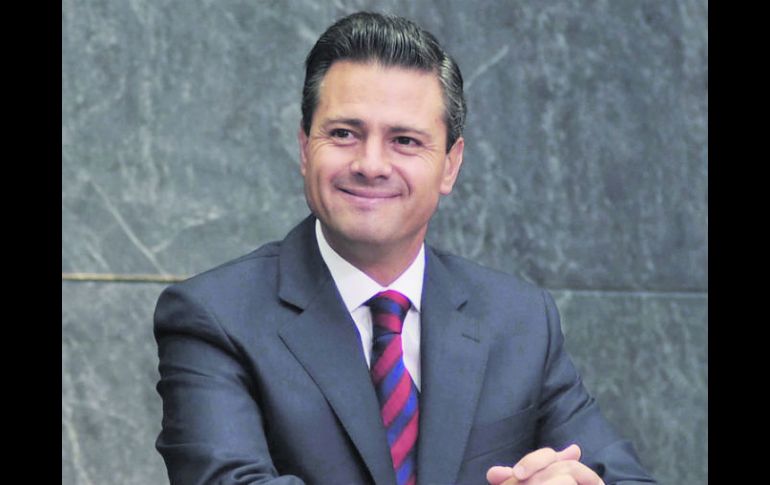 Peña Nieto proyectó su expectativa hacia adelante en torno a más crecimiento económico y una mayor aceleración en el ritmo de gasto.  /