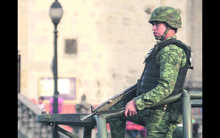 VIGILANTE. El Ejército Mexicano es pieza importante en las actividades de inteligencia, a fin de salvaguardar la seguridad nacional. EL INFORMADOR /