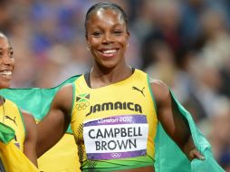 Veronica Campbell-Brown ha sido suspendida provisionalmente tras dar positivo por el diurético Lasix. ARCHIVO /