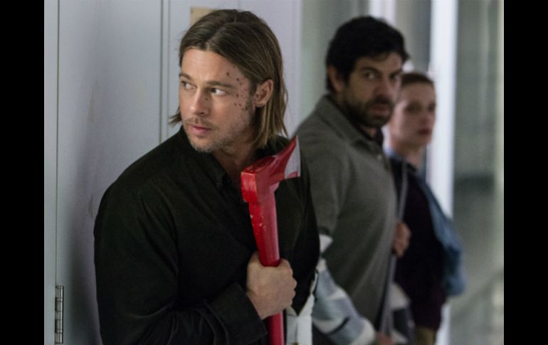 Brad Pitt, en una escena de la aclamada y recién estrenada película ''World War Z''. AP /