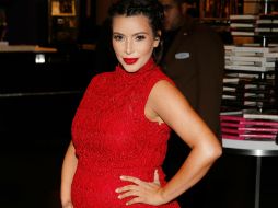 La actriz Kim Kardashian antes del nacimiento de su hija Kaidence Donda. ARCHIVO /