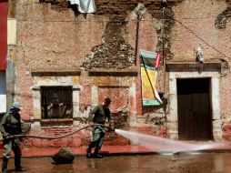 El municipio sufrió inundaciones después de una lluvia torrencial el pasado viernes 7 de junio. ARCHIVO /