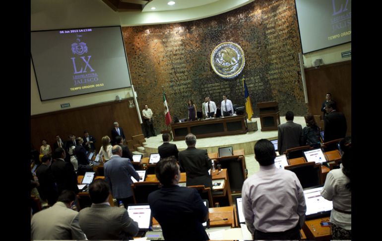 Congreso de Jalisco. La iniciativa de recorte de prerrogativas a los partidos políticos en el Estado fue propuesta en abril por el PRI. ARCHIVO /