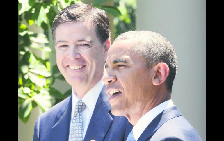 Barack Obama nombró a James Comey como nuevo director del FBI, un ex funcionario del Departamento de Justicia en el gobierno de Bush. EFE /