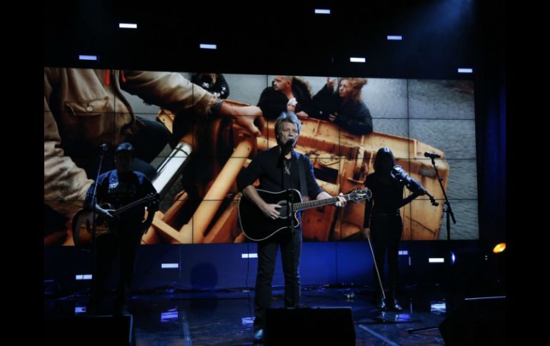 La banda de rock Bon Jovi envió sus mejores deseos a los novios. ARCHIVO /