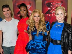 Demi Lovato (1d) forma parte del jurado en la tercera edición del programa de concurso ''The X Factor''. AFP /